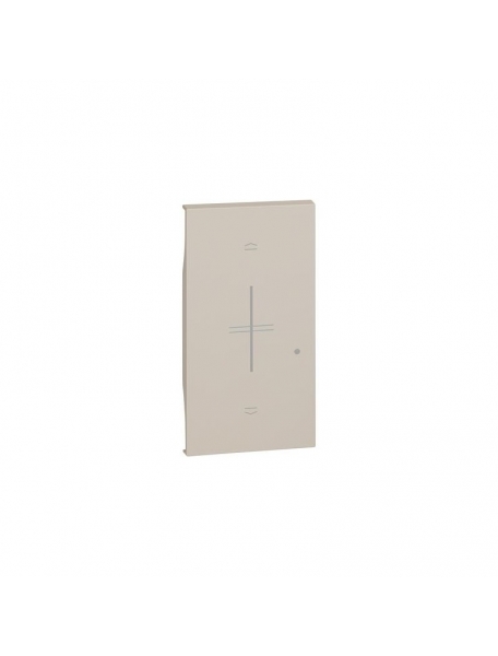 bticino living now cover per comando tapparella wireless 2 moduli colore sabbia bticino km43m2