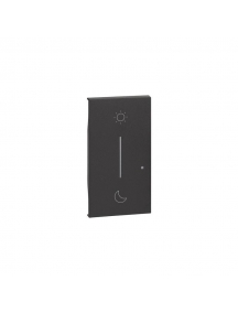 bticino living now cover per comando scenari wireless 2 moduli colore nero bticino kg41m2