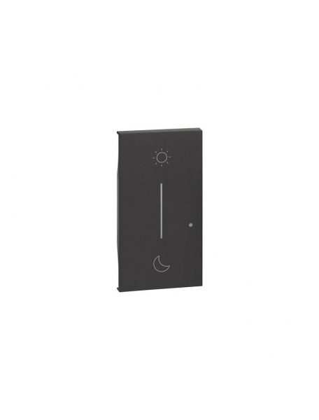 bticino living now cover per comando scenari wireless 2 moduli colore nero bticino kg41m2