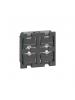 bticino living now comando illuminato 2 moduli per gestione on/off su/giu' e carico dimmerabile bticino k4652m2