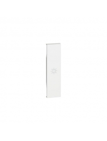 bticino living now  cover illuminabile simbolo luce un modulo colore bianco bticino kw01a