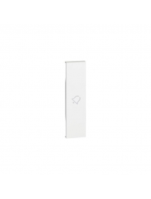bticino living now  Cover illuminabile simbolo campanello colore bianco bticino kw01d