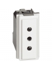 bticino living now   presa 10 a 2p + t 250vac colore bianco bticino kw4113