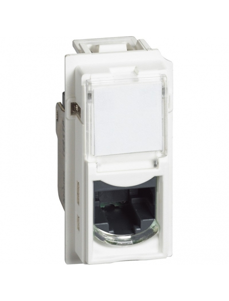 bticino living now  presa di rete categoria 5 rj45 colore bianco bticino kw4279c5e