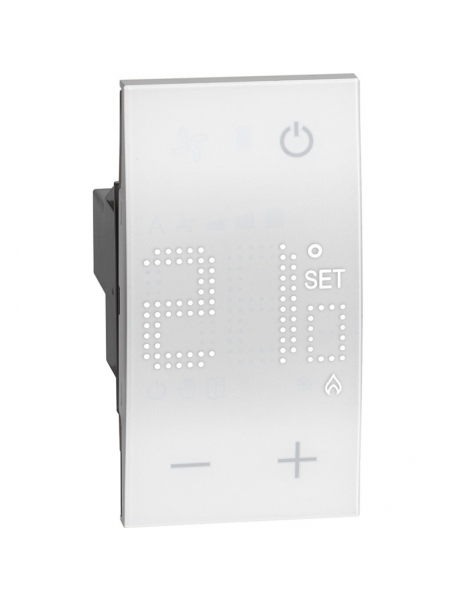 bticino living now termostato ambiente elettronico bianco 230v bticino kw4441