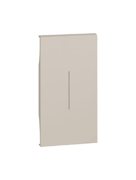 bticino living now cover illuminabile 2 moduli colore sabbia bticino km01m2