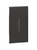 bticino living now cover illuminabile 2 moduli colore nero bticino kg01m2