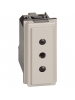 bticino living now  presa 10a 2p+t 250vac colore sabbia bticino km4113