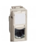 bticino living now  presa di rete rj45 utp categoria 5 colore sabbia bticino km4279c5e
