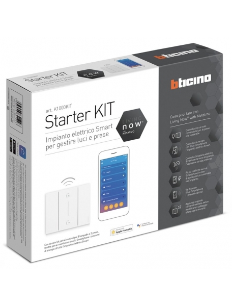 bticino living now  starter kit bticino k1000kit