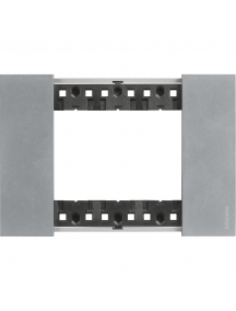 bticino living now placca moon tre posti  zama bticino ka4803nw