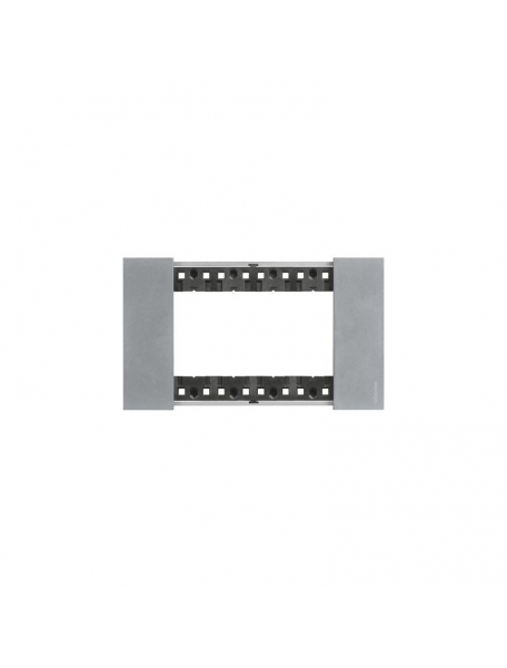 bticino living now placca moon quattro  posti  zama bticino ka4804nw