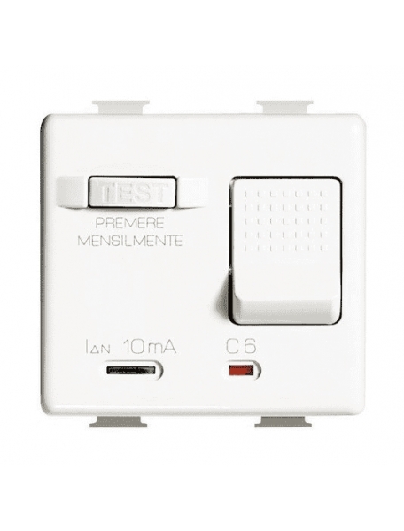 bticino matix interruttore automatico magnetotermico differenziale 6a bticino am5246s