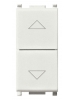 vimar plana due pulsanti interbloccabili  1p no+no 10a bianco vimar 14062