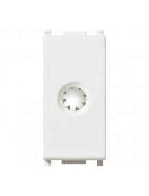 vimar plana tasto falso polo con foro e serracavo vimar 14044