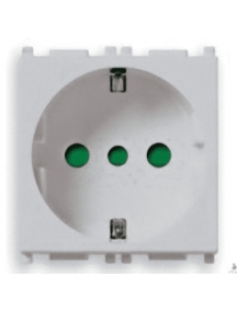 vimar plana presa 2p+t  16a p30 bianco vimar 14209