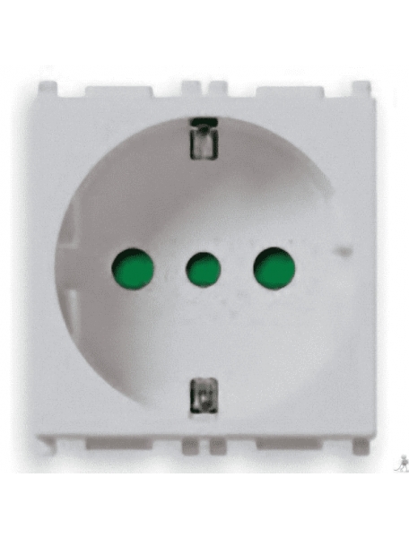 vimar plana presa 2p+t  16a p30 bianco vimar 14209