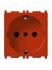 vimar plana  presa 2p+t  16a p30 rosso vimar 14209.r