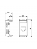 vimar plana adattatore rj45  amp avaya bianco vimar 14338.c