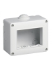 vimar eikon  arké  plana contenitore da parete  ip40 3 moduli vimar 14803