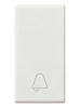 vimar plana tasto intercambiabile  1 modulo simbolo campanello vimar 14021.c