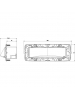 vimar arke plana lampada emergenza led 7 posti  230v vimar 02660.1