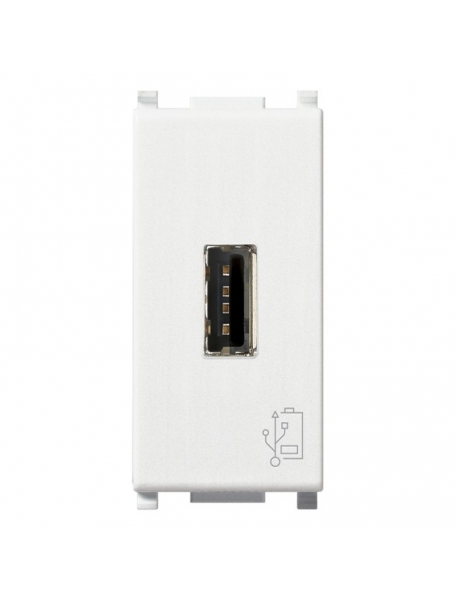vimar plana   presa di alimentazione 1 modulo usb 5v 1,5a vimar 14292