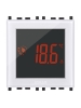 vimar termostato touch 2 moduli 120 230v vimar 02950.b