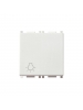 vimar plana   pulsante 1p no 10a luce 2 moduli bianco vimar 14008.2.l