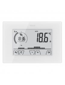 vimar termostato touch wifi parete bianco vimar 02907