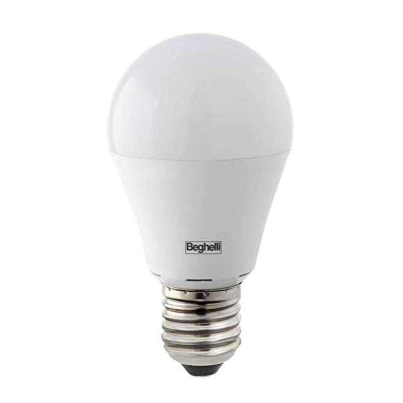 Beghelli 58094 Lampada LED Dimmerabile E27 8W Tutto Vetro, Luce