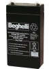 beghelli batterie di ricambio pb  6v 3,2ah. 0,7kg. 66x33x124mm. beghelli 3915