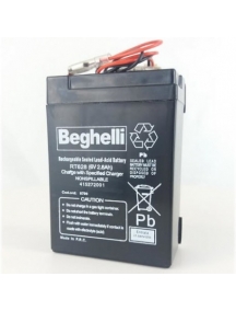 Beghelli 8802 - Batteria ricambio 6V 4.5 Ah