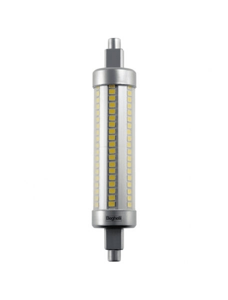beghelli lampada led rs7 ecoled sdt 118mm 10w 4000k luce naturale beghelli 56807