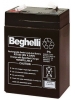 beghelli batterie al piombo per portatili pb 6v 4ah. 0,8kg. 70x47x107mm beghelli 8801
