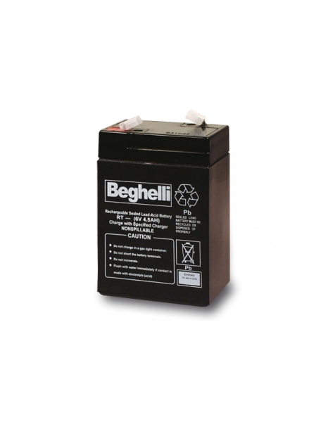 beghelli batterie al piombo pb 6v 5ah. 0,8kg. 70x47x107mm beghelli 8803