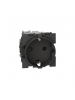 bticino living now  presa 2p+t 16a standard tedesco nero bticino kg4141