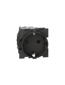 bticino living now  presa 2p+t 16a standard tedesco nero bticino kg4141
