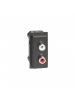 bticino living now   modulo rca audio nero bticino kg4269r