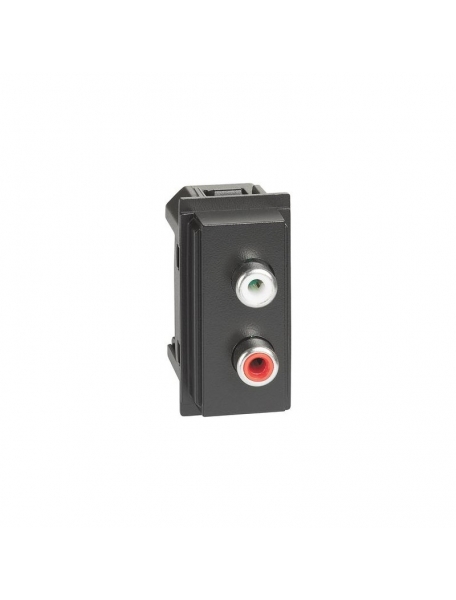 bticino living now   modulo rca audio nero bticino kg4269r