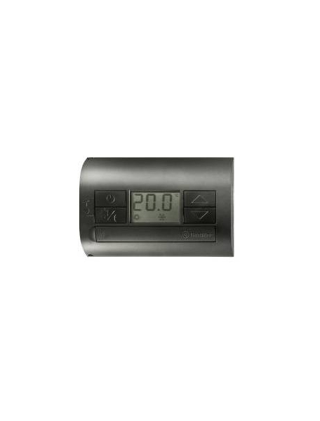 finder termostato da parete digitale nero  finder 1t3190032000