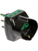 fanton adattatore da s17 a 1p40 + 2p17 /11 verticale  nera fanton 82241