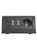 bticino multipresa scrivania 2m sp16a 2pr10/16 +1 p30+usb bticino s3711gu
