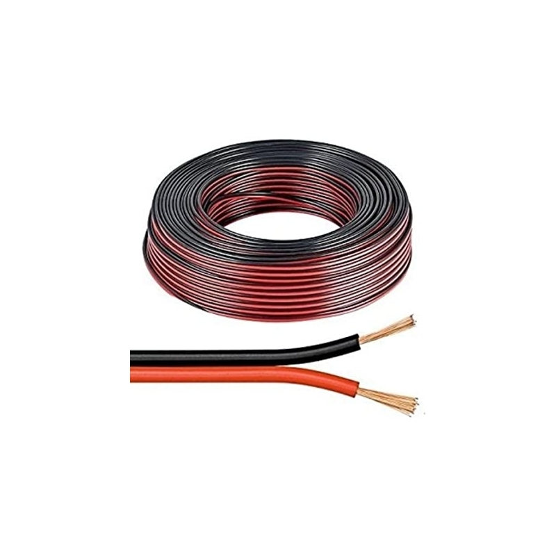 Cavo Audio Piattina 100 Metri Rosso E Nero - Per Casse Auto E Casa - Foto 9