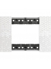 bticino living now placca 3 moduli posti pixel plastica ka4803mw