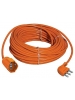 bticino prolunga  2p+t 3x1,5  25metri con spina 2P+T 16a  tedesco e bipasso 10/16a colore arancio bticino s2533/40