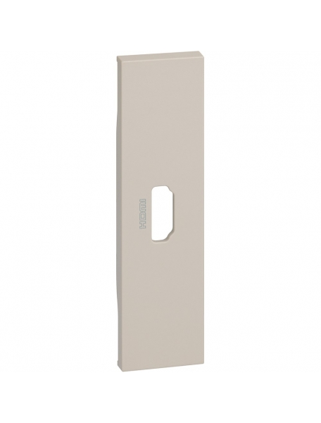 bticino living now cover per presa hdmi art k4284p 1 modulo sabbia  bticino km14