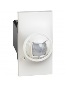 bticino living now rilevatore a doppia tecnologia pir + mw portata 8 metri   2 moduli bianco bticino 4275