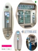 colonnina piantana in metallo con porta dispenser erogatore gel igienizzante disinfettante 50152