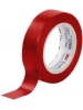 3m nastro isolante autoestinguente rosso  in pvc  19x25 mm 3MI7000106692